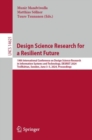 Image for Design Science Research for a Resilient Future