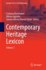 Image for Contemporary Heritage Lexicon : Volume 2