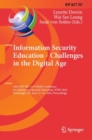 Image for Information Security Education - Challenges in the Digital Age