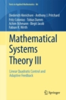 Image for Mathematical Systems Theory III