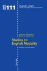 Image for Studies on English Modality