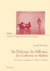 Image for de l&#39;Informe, Du Difforme, Du Conforme Au Theatre