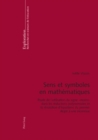 Image for Sens Et Symboles En Mathematiques