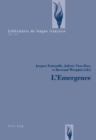 Image for L&#39;Emergence : En Reponse Aux Travaux de Jean-Marie Grassin