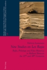 Image for New studies on Lex Regia  : right, philology and fides historica in Holland between the 17th and 18th centuries