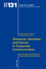 Image for Discourse, identities and genres in corporate communication  : sponsorship, advertising and organizational communication