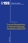 Image for Current Perspectives in Second Language Vocabulary Research