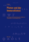 Image for Platon Und Der Immoralismus : Die Prototypen Des Extremen Naturrechts, Kallikles Und Thrasymachos, in Der Darstellung Platons