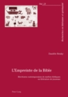 Image for L&#39;empreinte De La Bible
