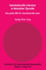 Image for Interkulturelle Literatur in deutscher Sprache : Das gro?e ABC fuer interkulturelle Leser