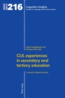Image for CLIL experiences in secondary and tertiary education