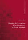 Image for Histoire des formations a l&#39;enseignement en Suisse romande : 175