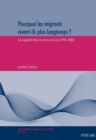 Image for Pourquoi les migrants vivent-ils plus longtemps?: Les inegalites face a la mort en Suisse (1990-2008)
