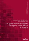 Image for Les Genres Textuels En Langues ?trang?res: Entre Th?orie Et Pratique