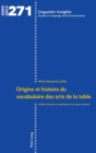 Image for Origine et histoire du vocabulaire des arts de la table : Analyse lexicale et exploitation de corpus textuels