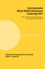 Image for Internationales Alfred-doeblin-kolloquium Cambridge 2017: Natur, Technik Und Das (Post-)humane in Den Schriften Alfred Doeblins