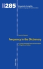 Image for Frequency in the Dictionary : A Corpus-Assisted Contrastive Analysis of English and Italian