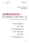 Image for Grammatik Des Antikchinesischen : Begleitband Zu Antikchinesisch - Ein Lehrbuch in Zwei Teilen
