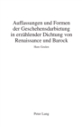 Image for Auffassungen Und Formen Der Geschehensdarbietung in Erzaehlender Dichtung Von Renaissance Und Barock