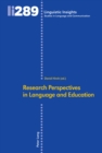 Image for Research Perspectives in Language and Education