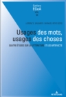 Image for Usages des mots, usages des choses