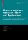 Image for Operator algebras, operator theory and applications