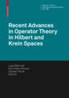 Image for Recent advances in operator theory in Hilbert and Krein spaces : 198