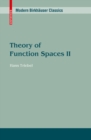 Image for Theory of Function Spaces II