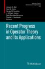 Image for Recent progress in operator theory and its applications