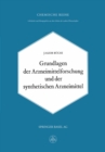 Image for Grundlagen der Arzneimittelforschung und der synthetischen Arzneimittel