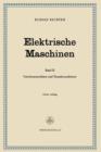 Image for Elektrische Maschinen : Zweiter Band Synchronmaschinen und Einankerumformer