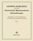 Image for Gesammelte Mathematische Abhandlungen: Band I