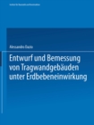 Image for Entwurf und Bemessung von Tragwandgebauden unter Erdbebeneinwirkung