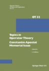 Image for Topics in Operator Theory: Constantin Apostol Memorial Issue