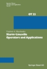 Image for Sturm-liouville Operators and Applications : 22