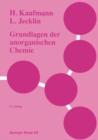 Image for Grundlagen Der Anorganischen Chemie