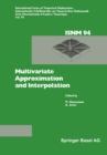 Image for Multivariate Approximation and Interpolation: Proceedings of an International Workshop Held at the University of Duisburg, August 14-18, 1989.