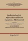 Image for Funktionalanalysis Approximationstheorie Numerische Mathematik