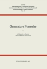 Image for Quadrature Formulae.