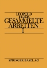 Image for Leopold Fejer Gesammelte Arbeiten I