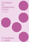 Image for Grundlagen Der Anorganischen Chemie.
