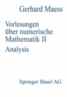 Image for Vorlesungen uber numerische Mathematik: II. Analysis.