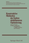 Image for Konstruktive Methoden der finiten nichtlinearen Optimierung: Tagung, Oberwolfach, 27. Januar - 2. Februar 1980