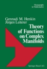 Image for Theory of Functions On Complex Manifolds.