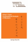 Image for Computational Analysis of Mandarin.