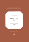 Image for Mechanik: Band Iii: Dynamik Der Systeme