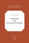 Image for Probleme Der Plastizitatstheorie.