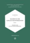 Image for Handbuch der Laplace-Transformation : Band I: Theorie der Laplace-Transformation