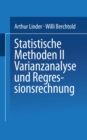 Image for Statistische Methoden II Varianzanalyse und Regressionsrechnung.