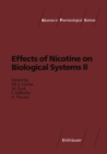 Image for Effects of Nicotine On Biological Systems Ii
